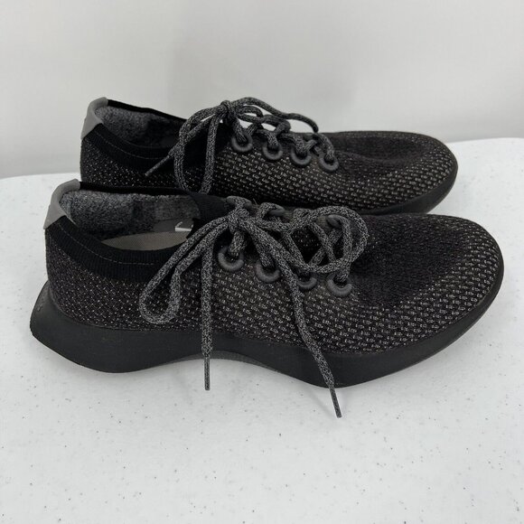 Allbirds Mens M10 Wool Running Shoes Lightweight Breathable Black & Gray - Picture 4 of 11